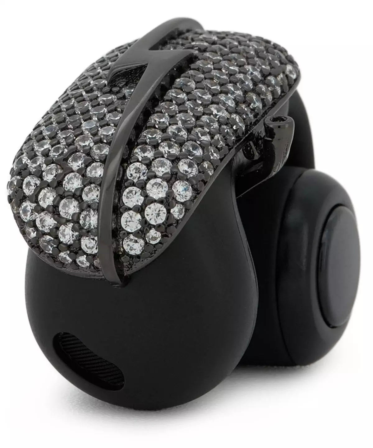 UltraCareX EarBud Cases (Black Lightning) for HUAWEI FreeClip –   Elegant & Luxurious Design - Diamond Open Earbuds Accessories Bowknot