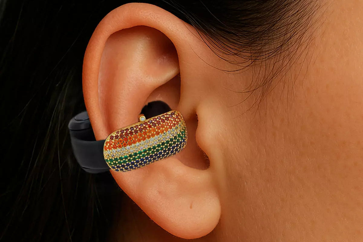UltraCareX EarBud Cases for HUAWEI FreeClip –   Elegant & Luxurious Design - Diamond Open Earbuds Accessories