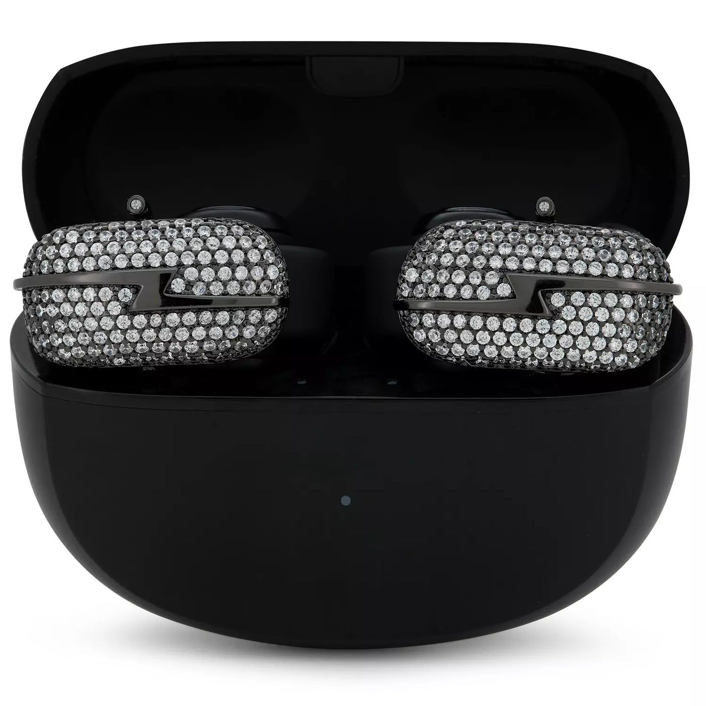 UltraCareX EarBud Cases (Black Lightning) for HUAWEI FreeClip –   Elegant & Luxurious Design - Diamond Open Earbuds Accessories Bowknot