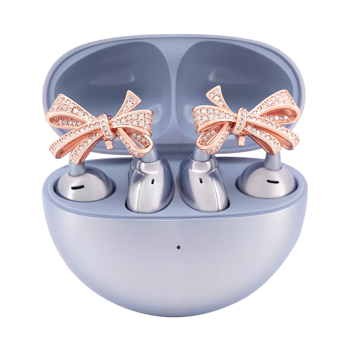 UltraCareX EarBud Cases (Bowknot) for HUAWEI FreeClip –   Elegant & Luxurious Design - Diamond Open Earbuds Accessories Bowknot